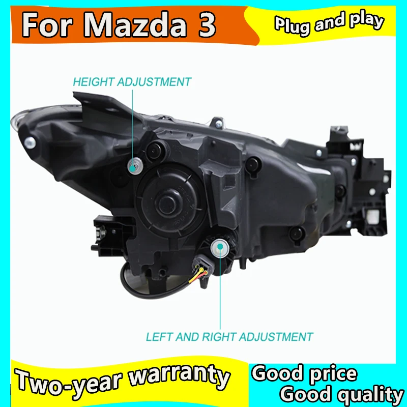 Автомобильный Стайлинг Головной фонарь для Mazda 3 фары 2017 2018 Новый Mazda3 Axela
