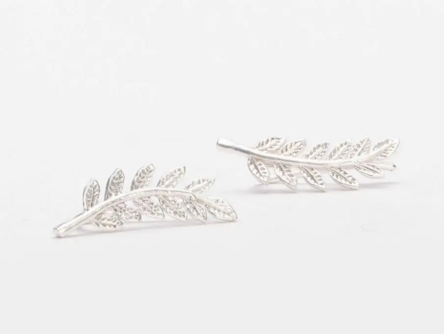 Женские винтажные серьги Jisensp пусеты с красивым деревом|leaf earrings|earrings for womenfashion