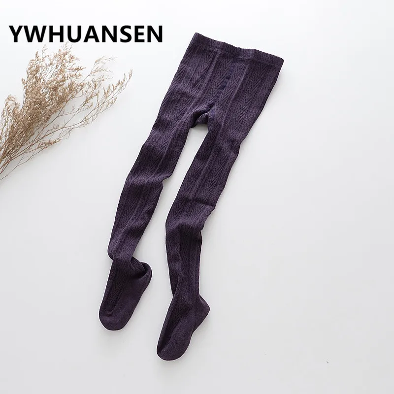 Осенне-зимние детские колготки YWHUANSEN для девочек хлопковые танцевальные детей
