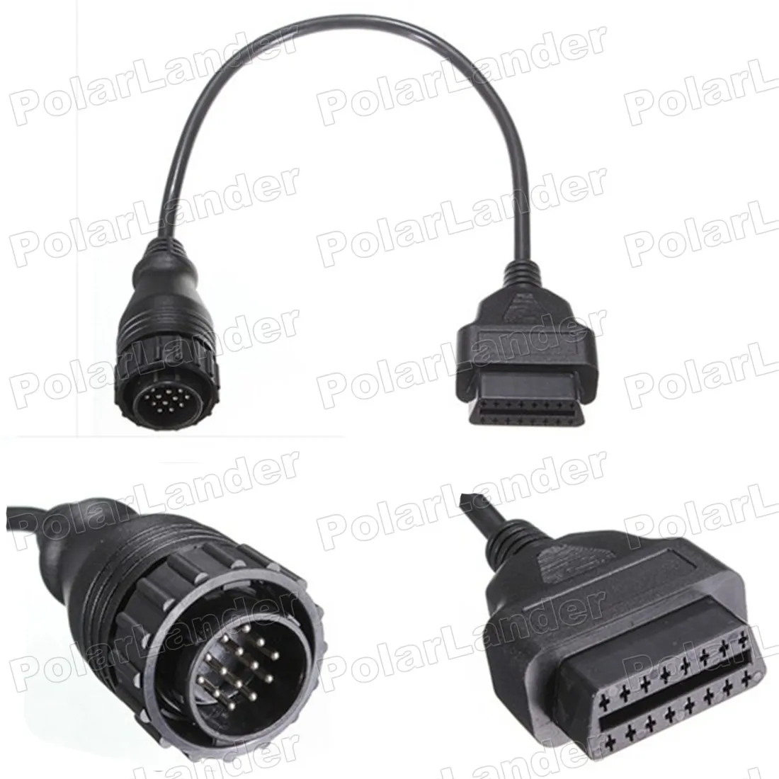 14 PIN OBD папа к OBD2 16PIN Женский адаптер кабель для автомобильного сканера Mercedes/для