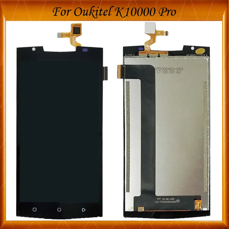 Для Oukitel K10000 Pro ЖК дисплей + сенсорный экран 100% протестированный OK дигитайзер