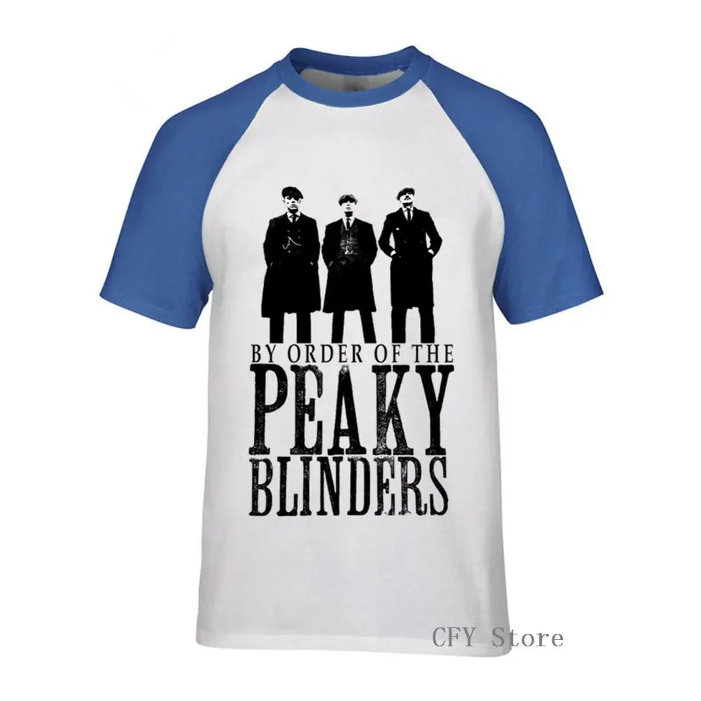 Мужские крутые футболки с принтом Peaky Blinders коллекция 2019 года модные большого