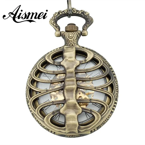 

20pcs/lot Classic Palace Style Bronze large wholesale watch pocket watch pocket watch back bone fashion personality men