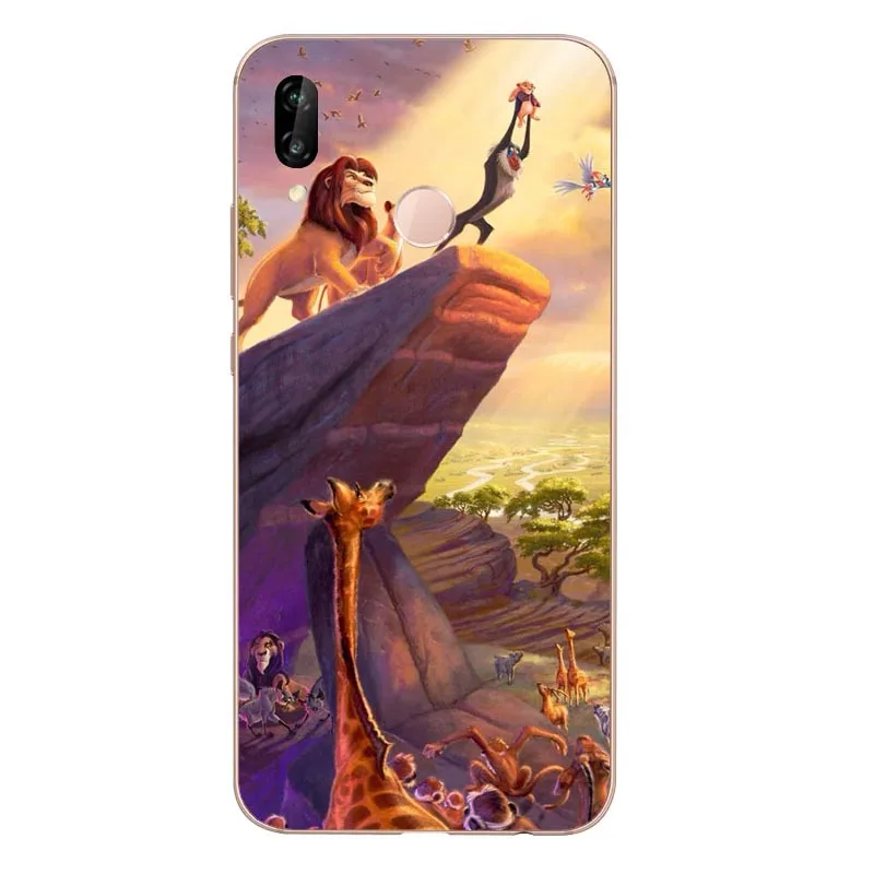 TPU Король Лев лучшие Coque основа Роскошные мягкий прозрачный ТПУ чехол для телефона для huawei P8L P20L P20LITE P30 Коврики 8 9 10 Коврики 20Por RS - Цвет: TPU