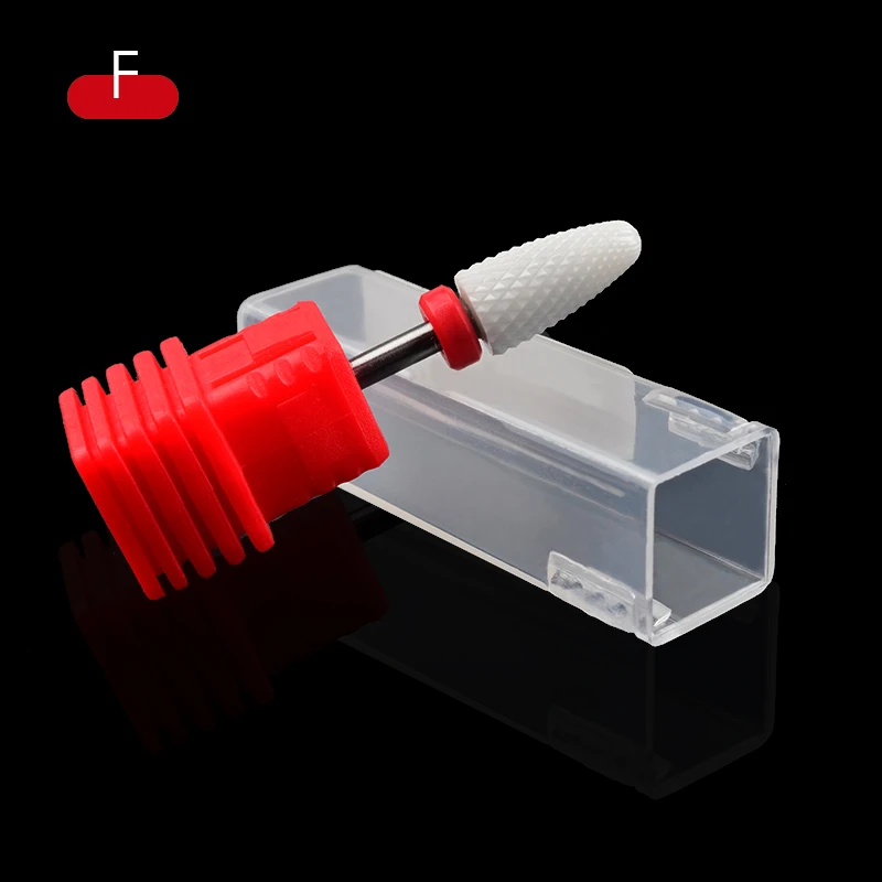 1 Pc Rotary Burr Electric Manicure Machines Pedicure Milling Cutter Files Nail Art Tools 3/32&quot Ceramic Drill Bits |