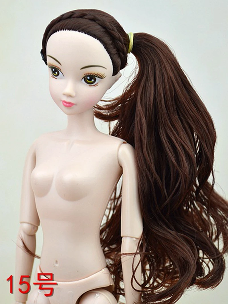 Детская игрушка подарок голая Обнаженная 12 шарнирная китайская Кукла аксессуары - Фото №1