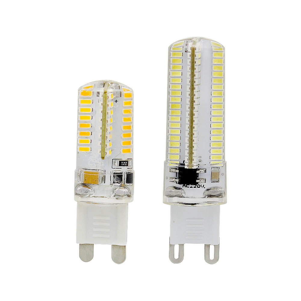 Светодиодная лампа G9 104 152 светодиодов 220 В 110 SMD 3014 сменная компактная