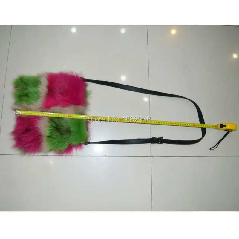 SJ773 2016 Winter Fashion Designer Colorful Fox Fur Bags Girl | Украшения и аксессуары