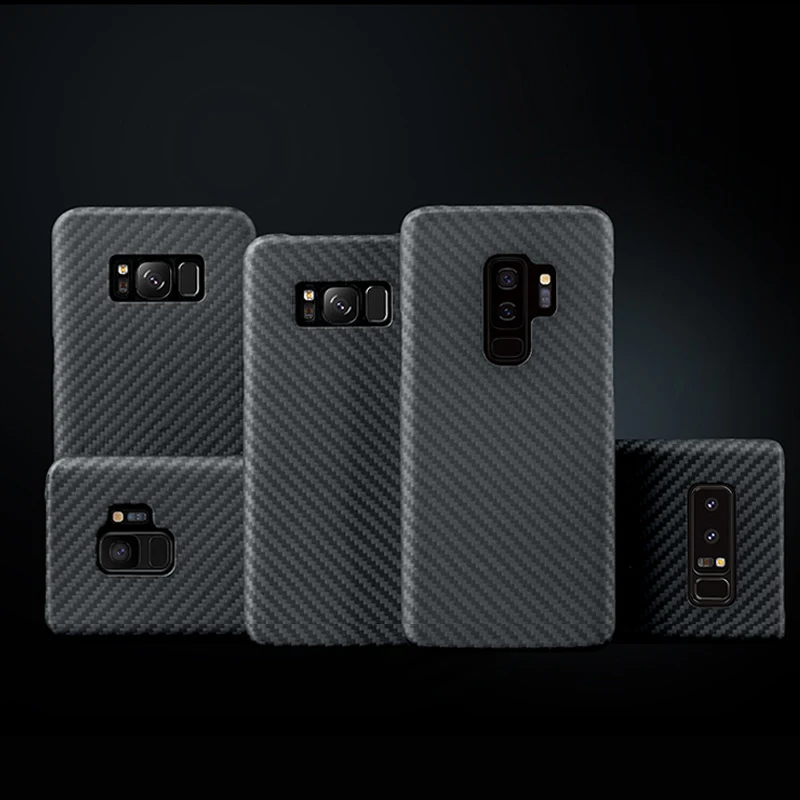 Роскошный чехол из углеродного волокна для samsung Galaxy S10 Plus S8 S9 Plus Note 10 Note 9 8 матовый арамидный чехол Ультратонкий чехол для телефона