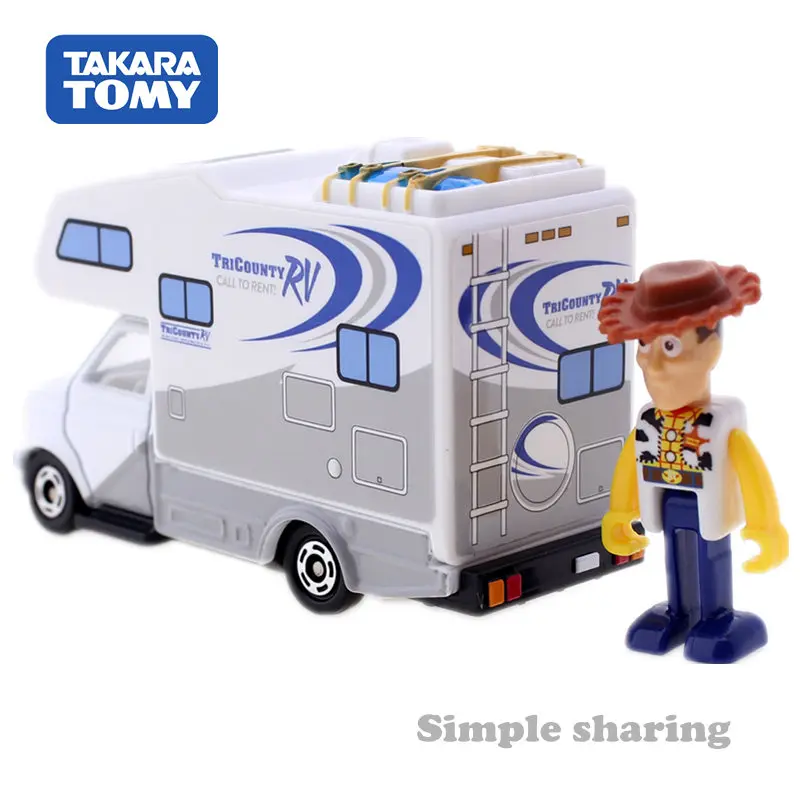 Takara Tomy Tomica автомобиля Дисней История игрушек 4 TS-01 Вуди и RV литья под давлением