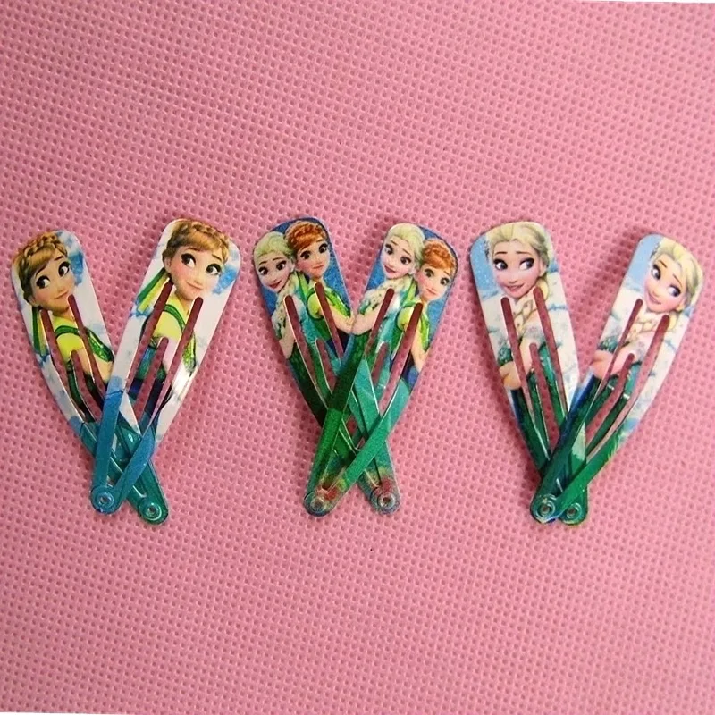 2 шт. аксессуары для волос принцессы Эльзы милые заколки с бантом ободки