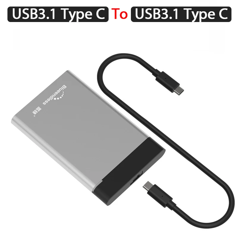 Алюминевый кейс для жесткого диска. USB 3.0 поддержка дисков до 2.5 дюймов и 7mm 9.5mm