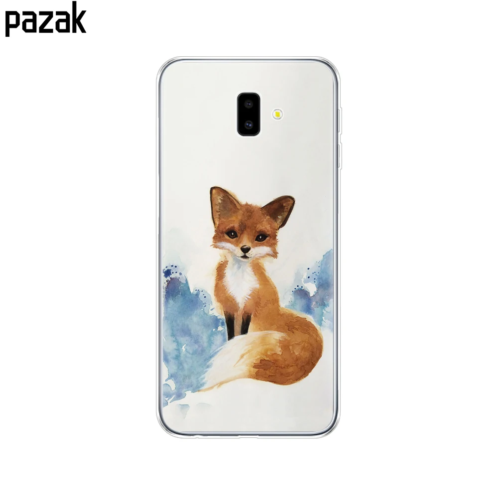 52408 Для samsung J6 J6+ чехол coque мягкий чехол из термополиуретана и силикона для samsung Galaxy J6Plus J 6 Plus J610 J610F Capas противоударный - Цвет: 52408