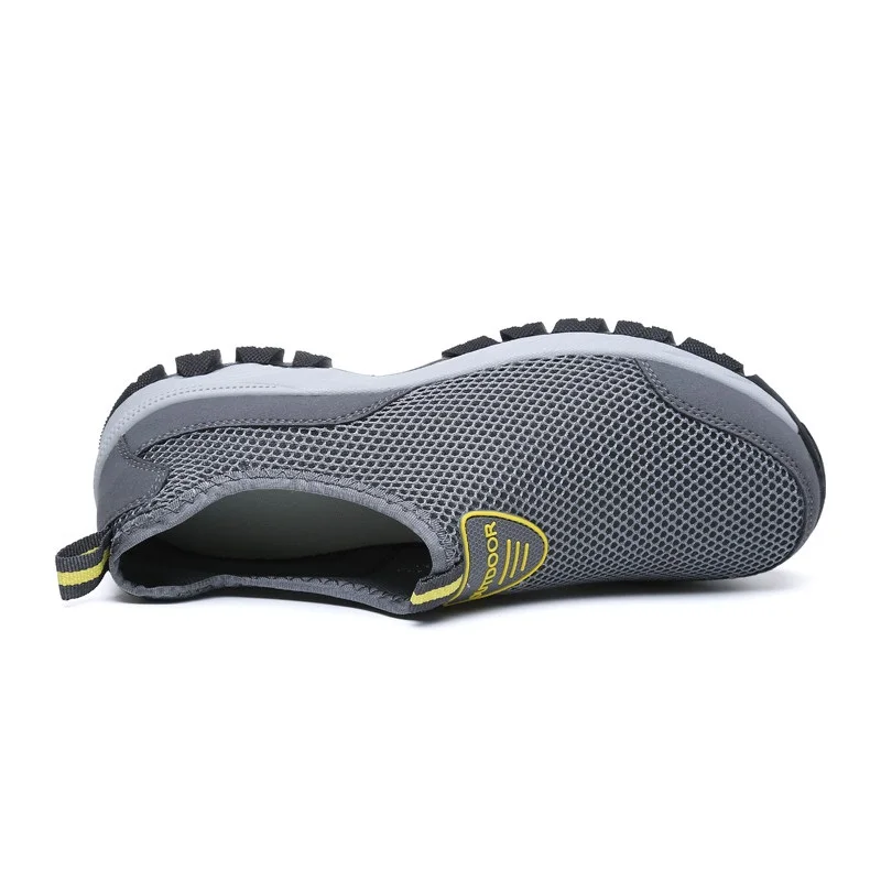 Fashion Men Casual Shoes Slip-on Summer Breathable Mesh Men's Flats Trainers Sneaker Water Loafers Shoe Mens Zapatos Hombre | Обувь