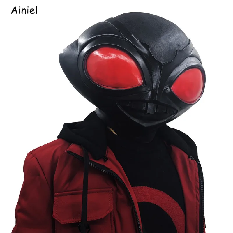 Костюм для косплея из фильма Aquaman маска Black Manta на все лицо шлемы реквизит