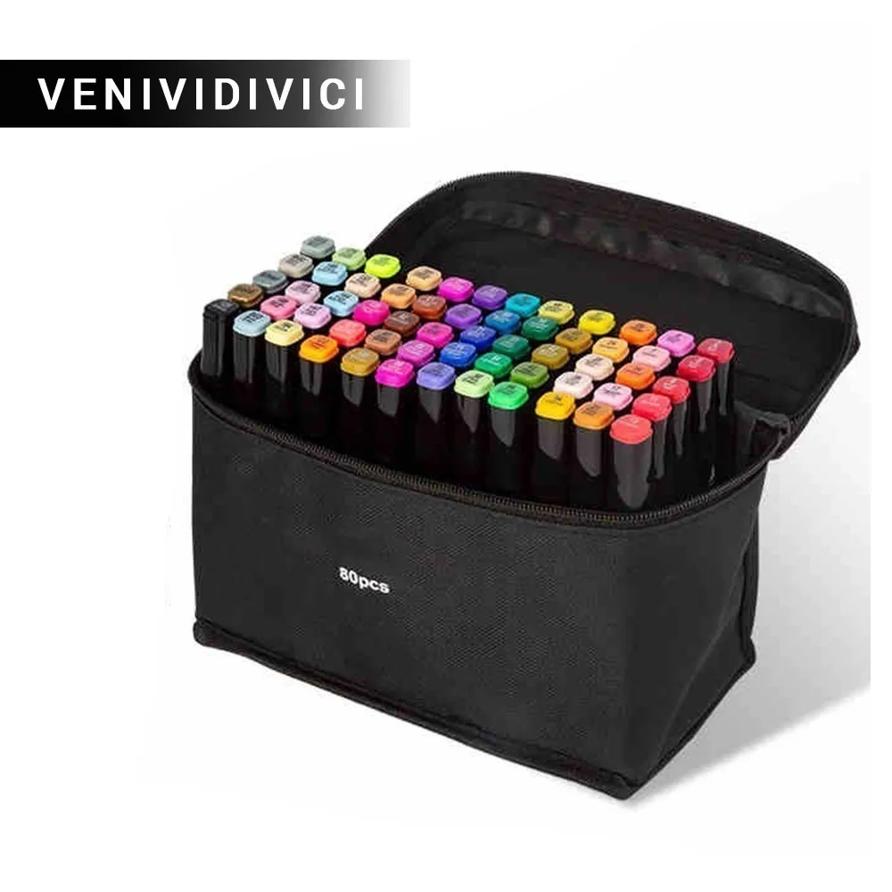 Горячие LSH три поколения pen set двойной головкой на спиртовой масляной основе 60 и 80