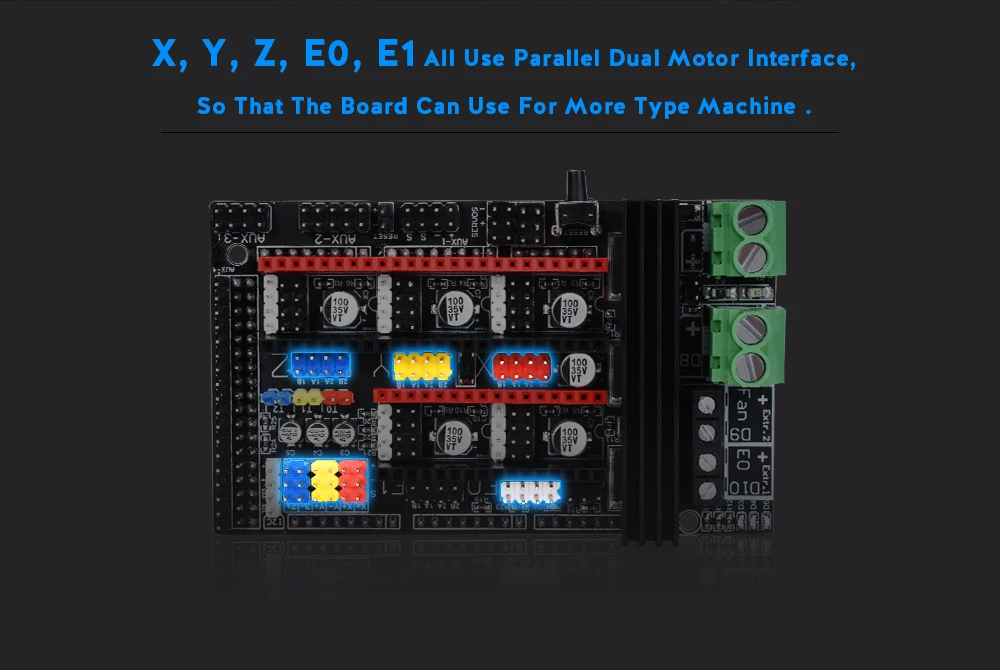BIGTREETECH Ramps 1,6 Plus Обновление Ramps 1,6 поддержка материнской платы A4988 DRV8825 TMC2208 TMC2130 Reprap для деталей 3d принтера