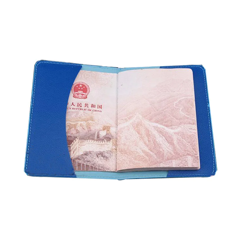 

Hot Sale Lavender Pattern Passport Cover Wallet Printing Waterproof Card Holder Leather Travel Passport Holder Documentpakket