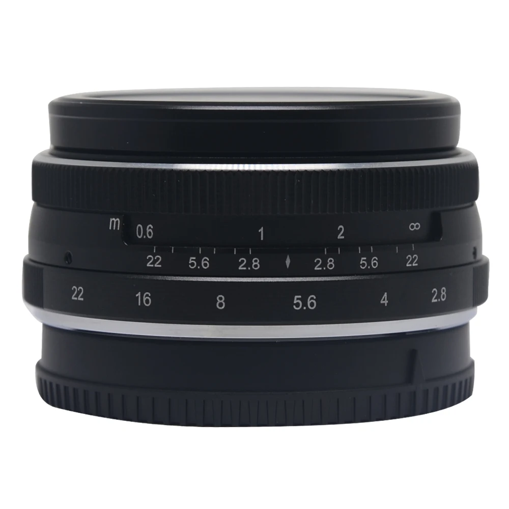 Meike MK-28mm f2.8 объектив с широкой диафрагмой и ручной многослойным покрытием фокусировки объектива APS-C Для беззеркальных камер Fujifilm X-A1 X-A2 X-E1 X-E2 X-E2S