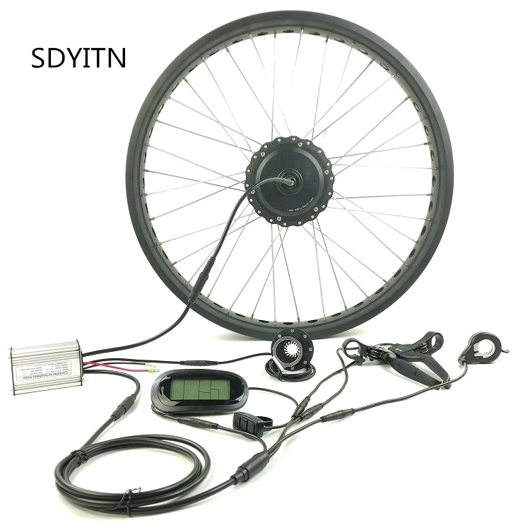 SDYITN EBIKE 36В/48В 350 Вт Толстая шина с дисплеем LCD6 Электрический велосипед Снег задний