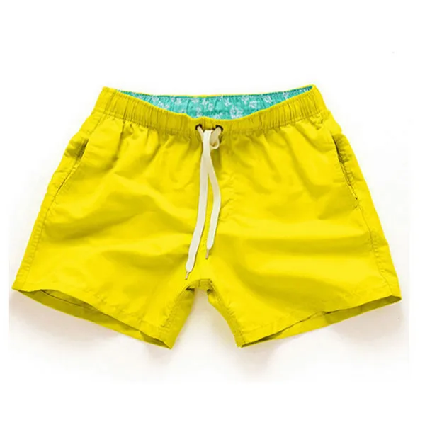 Yellow Одежда для плавания, Шорты для плавания для мужчин, одежда для плавания, плавки, для пляжа, для серфинга, купальный костюм для мужчин, быстросохнущий, боксеры, шорты zwembroek Desmiit - Цвет: Yellow