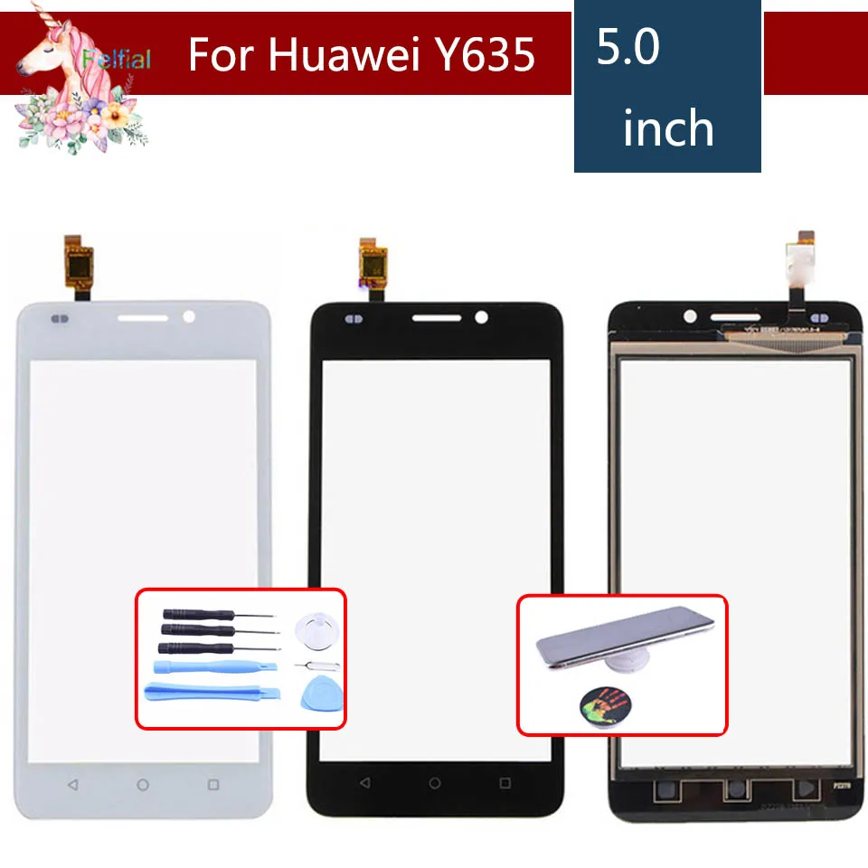 5 0 &quotдля Huawei Ascend Y635 L21 LCD сенсорный экран дигитайзер Датчик внешнее стекло