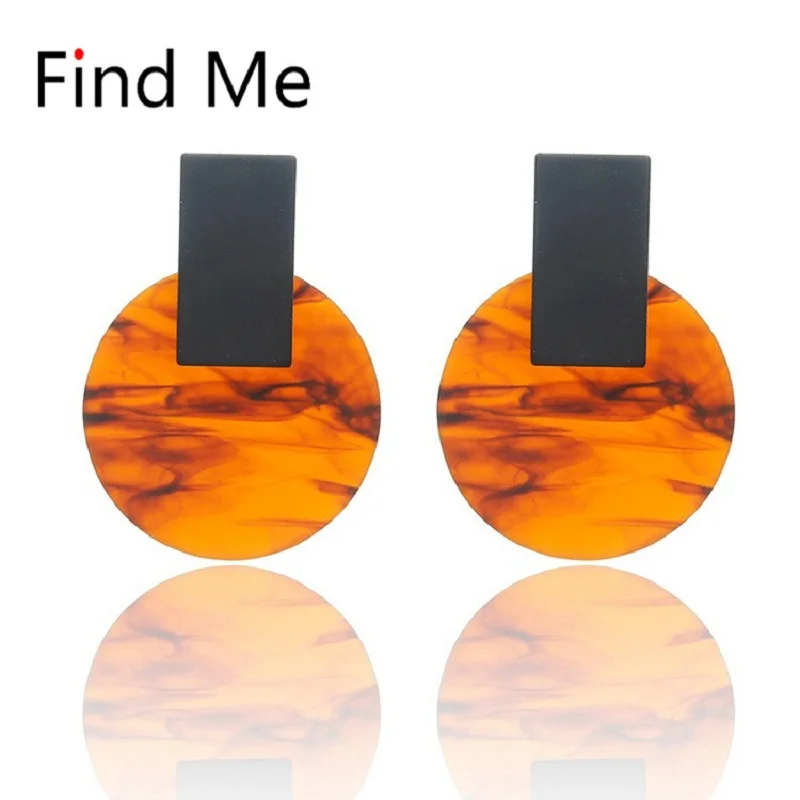 Find Me 2019 новые высококачественные модные полимерные висячие серьги цепочки для