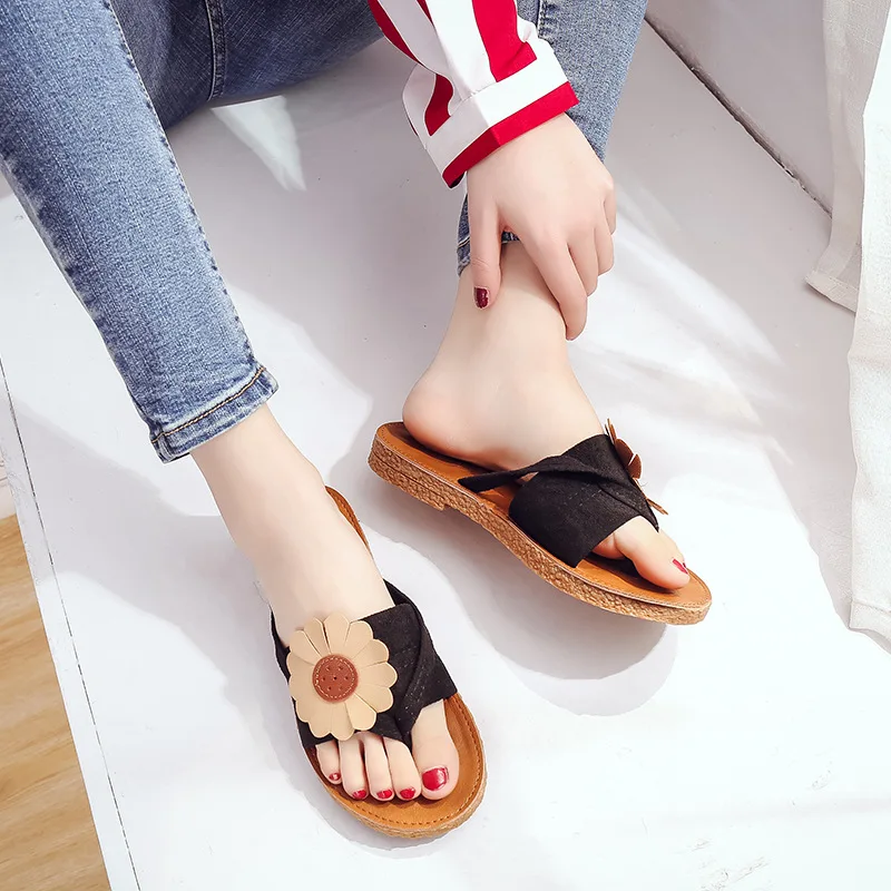 Fashion Sandals Summer Wedges Women's Platform Lace Belt Bow Flip Flops Open Toe High-heeled Women Shoes Female 3635 | Обувь