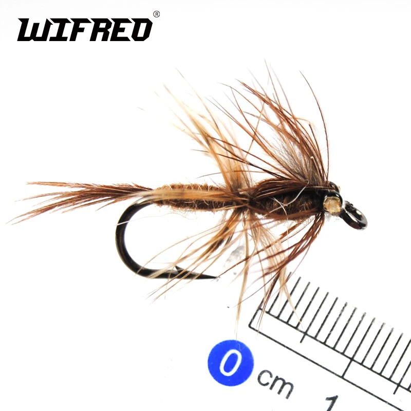 Wifreo 8 шт. 6 # коричневые бусины с черными глазами для ловли креветок нахлыстом