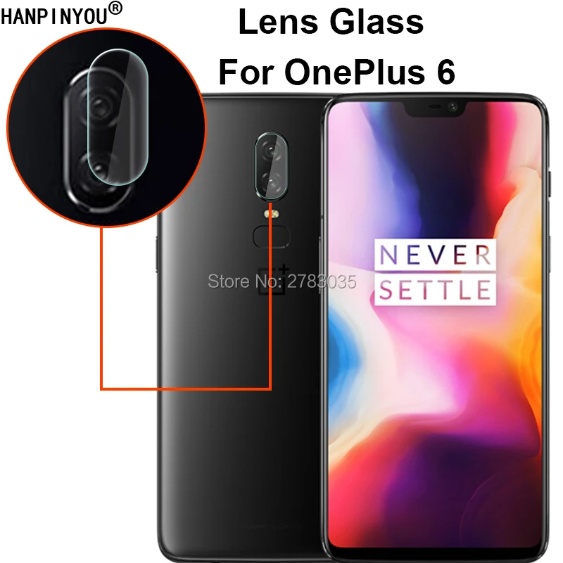 

For OnePlus 6 A6000 One Plus 6 6.28" Clear Ultra Slim Back Camera Lens Protector Rear Camera Lens Cover Tempered Glass Film