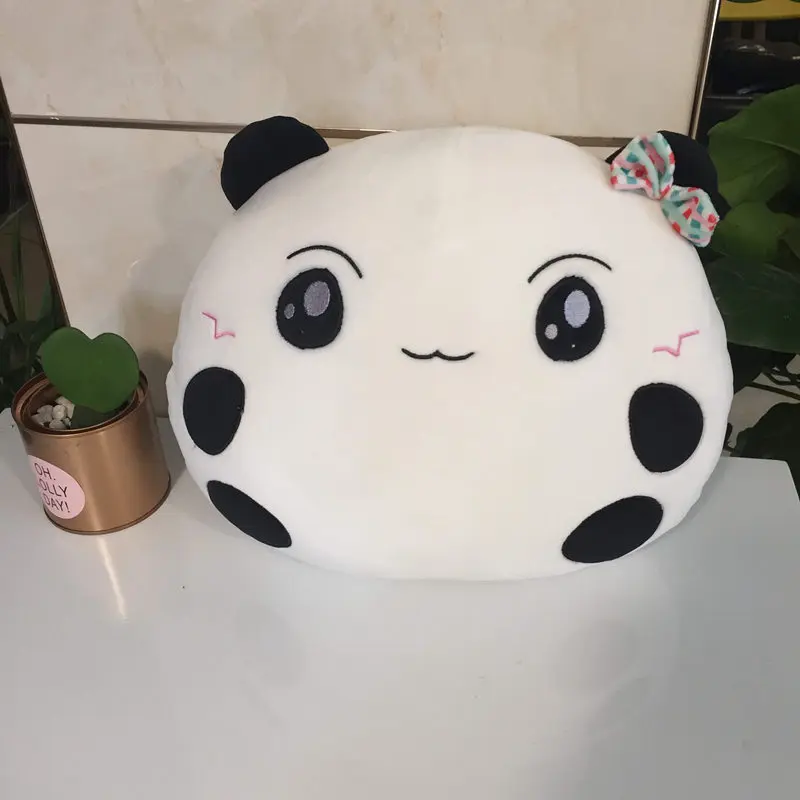 1 шт. 40 см Kawaii панда плюшевая подушка диванная подушка мягкая мультяшная панда подушка подарки на день рождения Детские игрушки для девочек - Цвет: 1