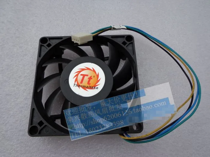 

New original TT 8 cm 8015 R128015DU 12V 0.50AMP 80 * 80 * 15MM 4-wire intelligent temperature control cooling fan