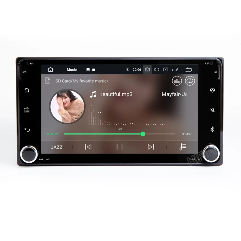Автомобильный мультимедийный плеер 2 din с радио Android 10 для Toyota Camry/Vios/Corolla/wish/Altis/4500