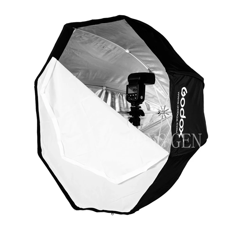 Godox фотостудия 95 см 37 5 дюйма переносной восьмиугольный Вспышка Speedlite Зонт
