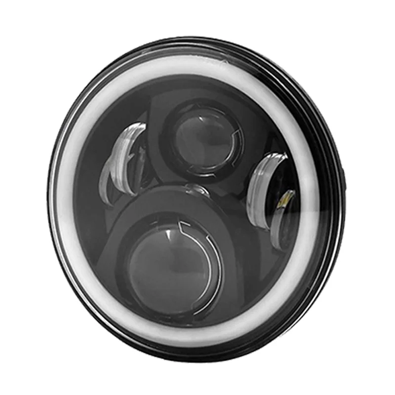 Круглый светодиодный фары Привет/короче спереди и длиннее сзади) луч Ангельские