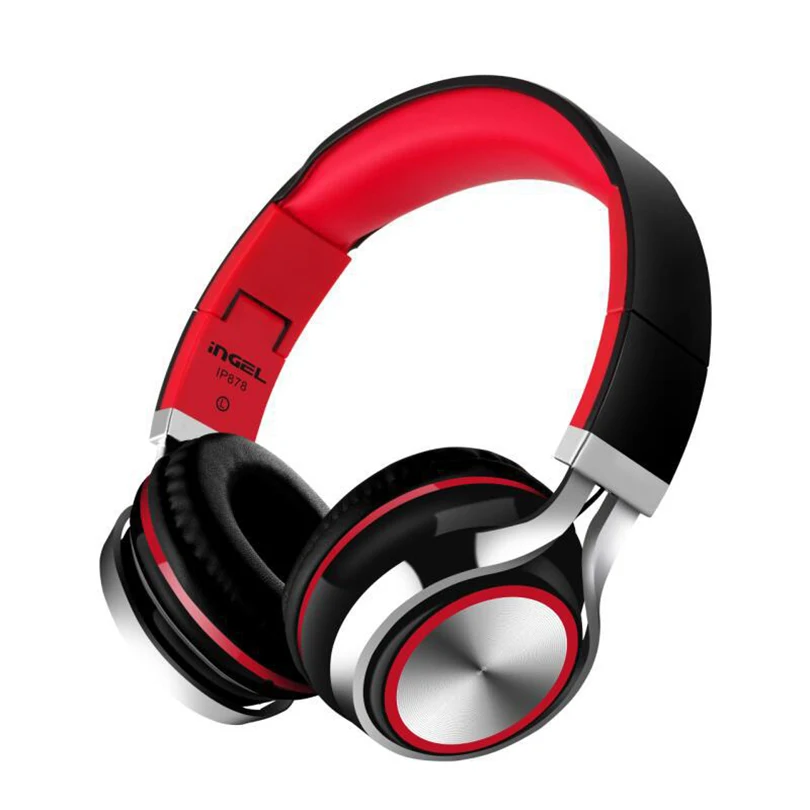 Aibesser mp3 долговечный bluetooth наушники Универсальный Складной HiFi super clear музыка для