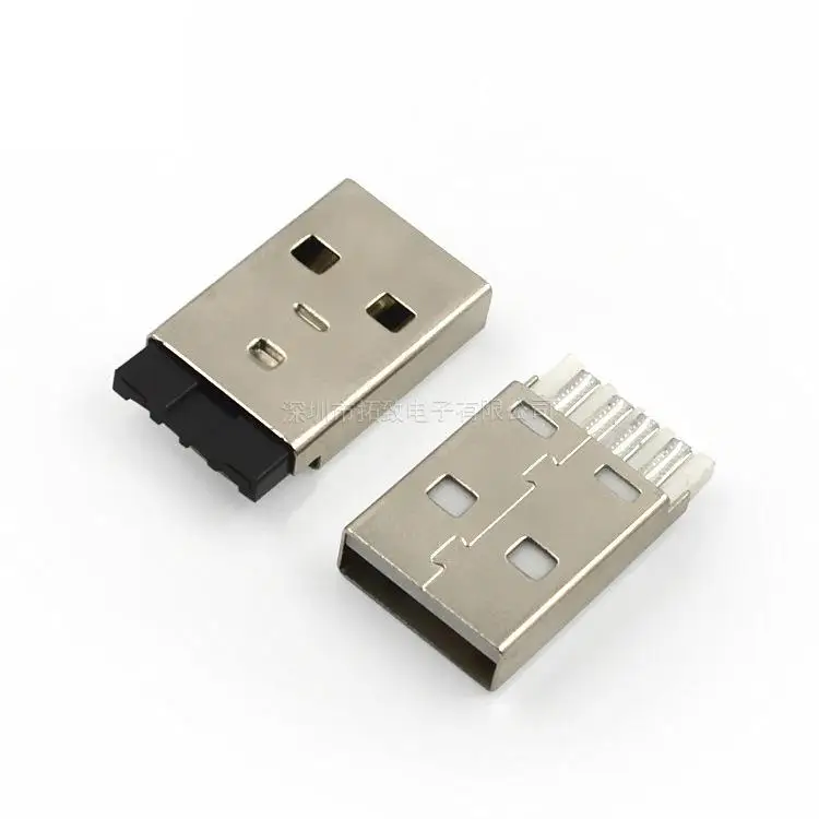 100 шт. AM мужской головы короткое тело сварки линия USB кабель мужчина тип