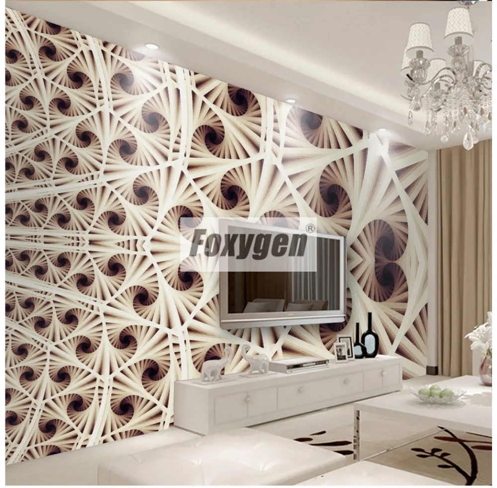 Customzied NON-WOVEN Wallpaper mural with kinds of nice 3D flowers animals Forest abstract landscapes cities and trees designs |