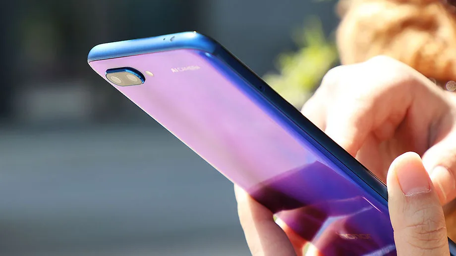 HONOR 10, мобильный телефон, 5,84 дюймов, Android 8,1, Kirin 970, Восьмиядерный, face ID, 2280x1080, Мп+ Мп, NFC