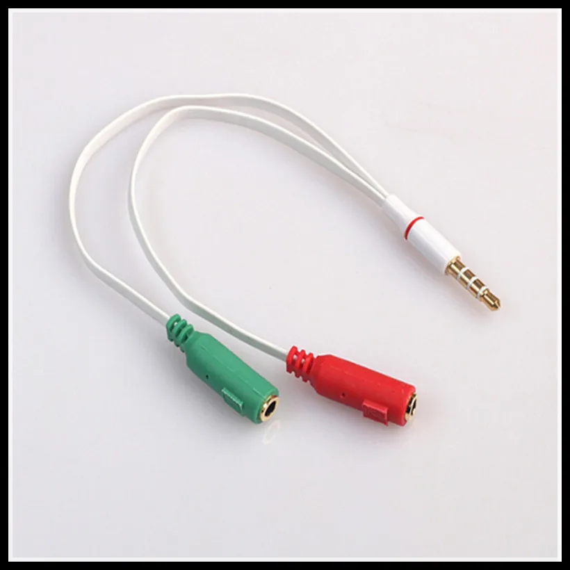 Новая дешевая цена 3 5 мм стерео аудио штекер 2 Женский позолоченный микрофон Y