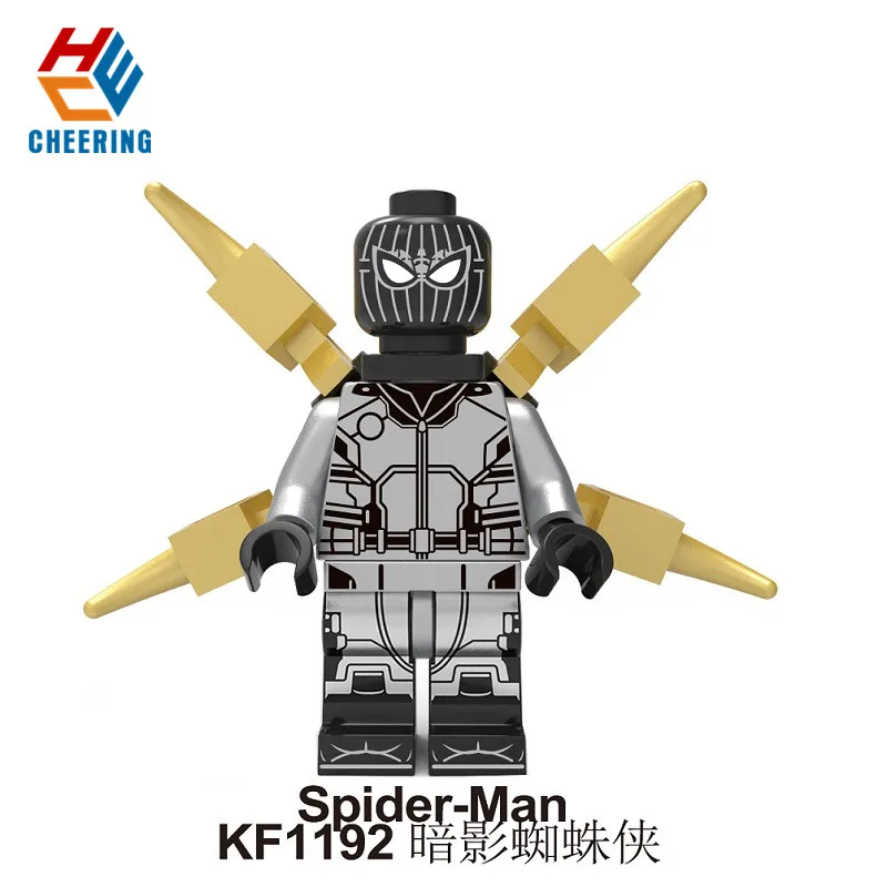 Строительные блоки Shazam Anton, фигурки супер героев, распродажа, Дэдпул, буря, голубь, ястреб, кирпичи для детей, игрушки KF6080 - Цвет: KF1192 Without Box