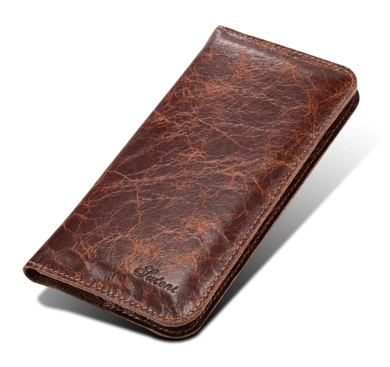 Универсальный чехол бумажник из натуральной кожи для iPhone X XS MAX XR 11 Pro 6s 7 8 Plus Samsung