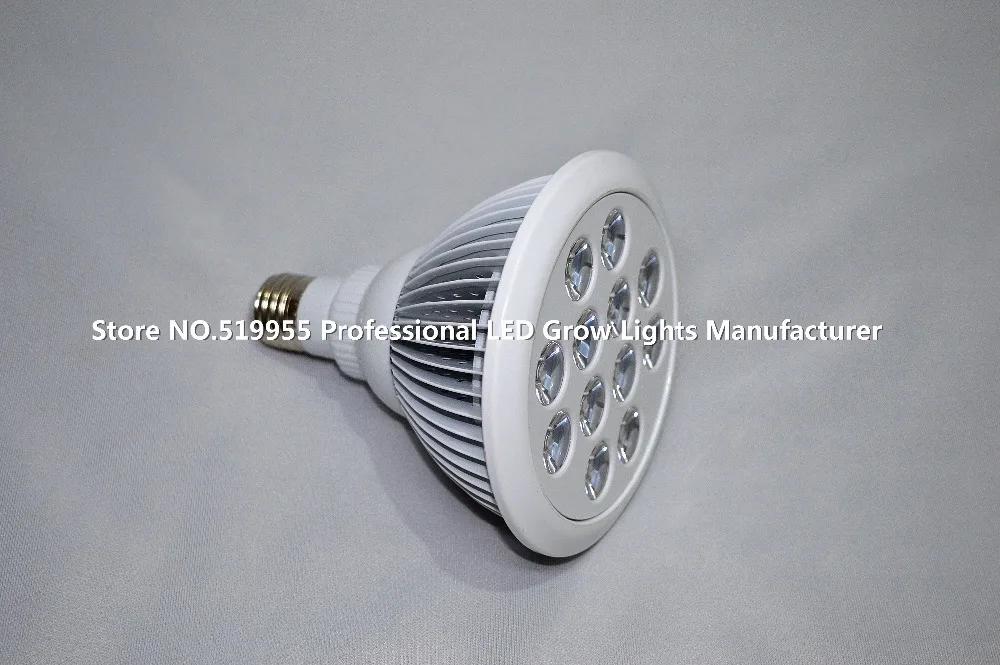 36W PAR38 LED grow light E27 лампа AC85 265V 12 шт. 3 Вт светодиоды красный 650 660nm синий 450 460nm для всех
