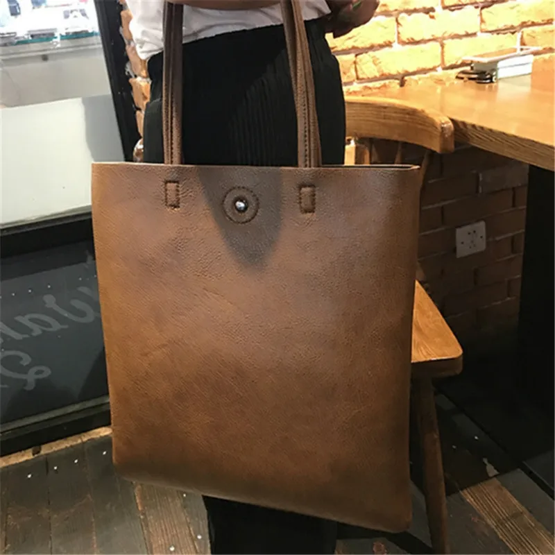 2018 новая Корейская винтажная женская сумка с магнитной пряжкой однослойная