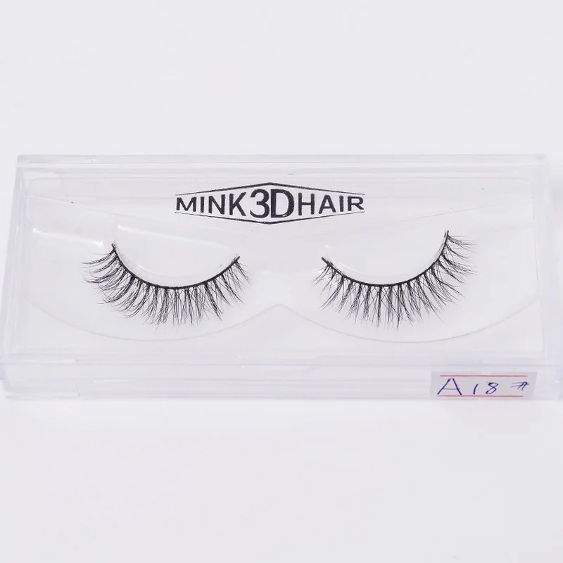 1 пара 3D ручной работы накладные ресницы из норки индивидуальные натуральные для