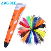 3d pen model 3 d printer drawing magic printing pens with 100200m plastic abs filament school supplies for kid birthday gifts