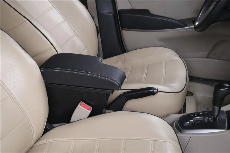 Для hyundai Solaris 2/Verna подлокотник коробка центральный магазин содержимое коробка с подстаканником пепельница автомобиль-Стайлинг аксессуар