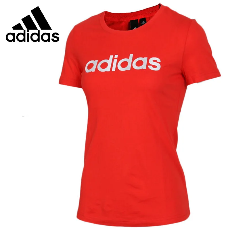 Новое поступление оригинальных женских футболок Adidas GFX SS T LINEAR спортивная одежда