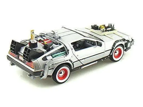 Welly 1:24 Delorean машина времени Назад в будущее часть 3 литая модель автомобиля Новый