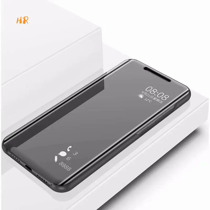 case For Xiaomi Redmi Note 5 Pro S View Smart Window Flip Stand Cover Mirror Protective Phone Case |